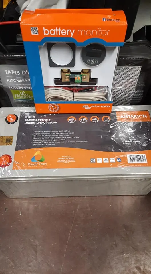 Batterie lithium et moniteur de batterie en rayon